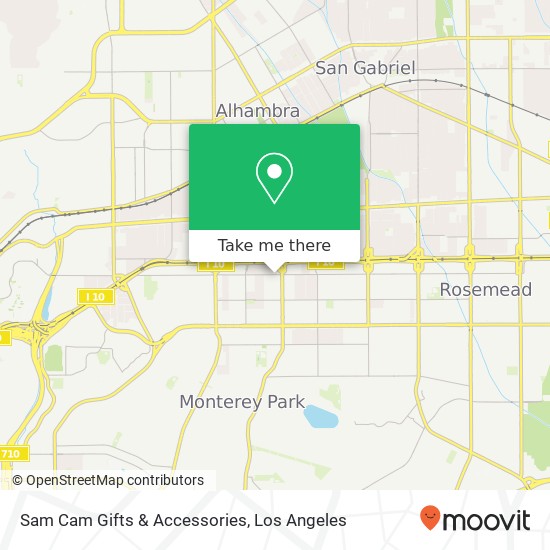 Sam Cam Gifts & Accessories map