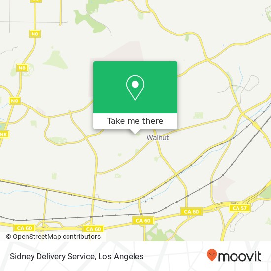 Sidney Delivery Service map