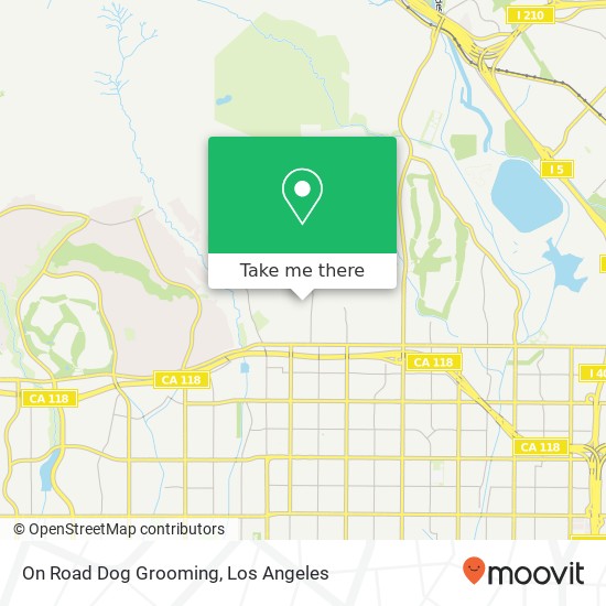 On Road Dog Grooming map