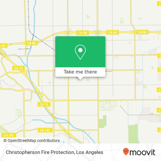 Mapa de Christopherson Fire Protection
