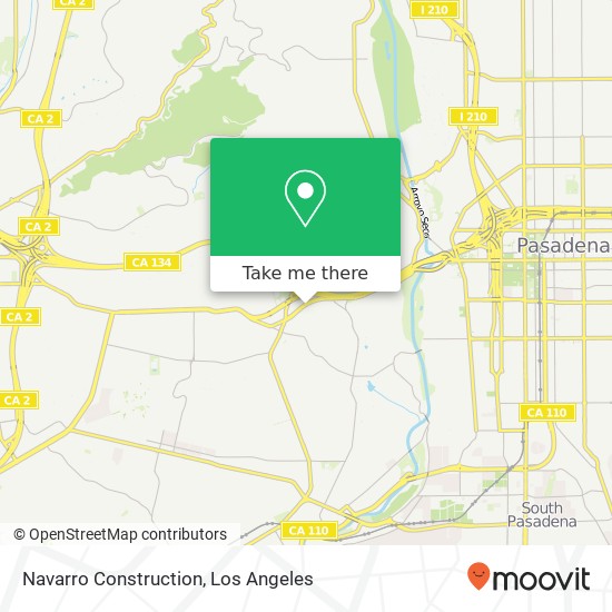 Navarro Construction map