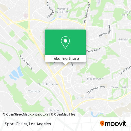 Sport Chalet map