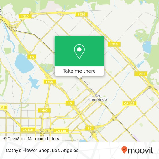 Cathy's Flower Shop map