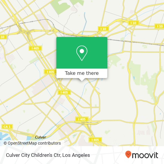 Culver City Children's Ctr map