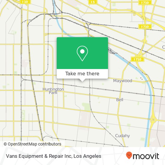 Mapa de Vans Equipment & Repair Inc