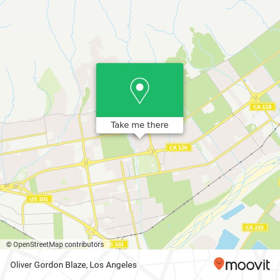 Mapa de Oliver Gordon Blaze