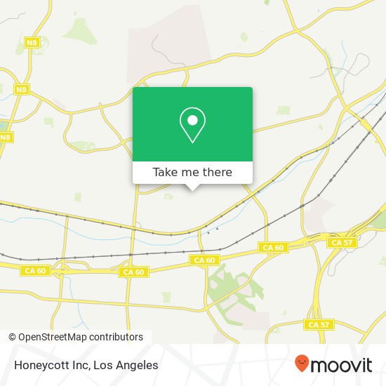 Honeycott Inc map