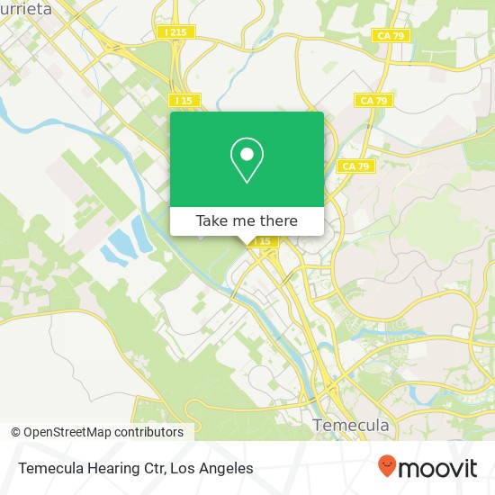Temecula Hearing Ctr map