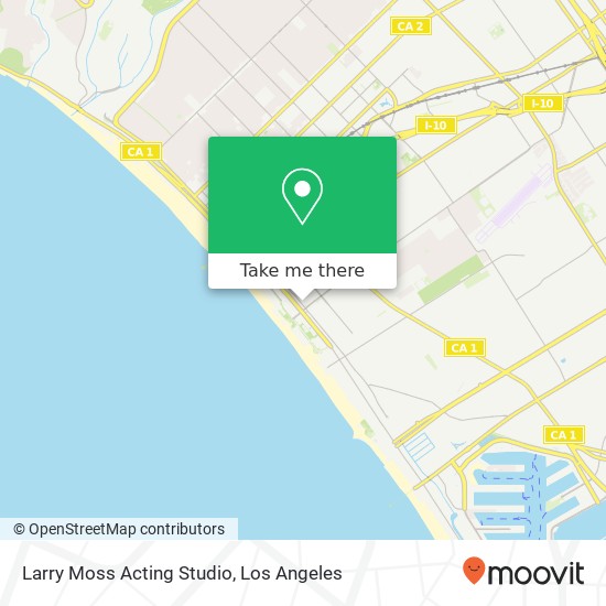 Mapa de Larry Moss Acting Studio
