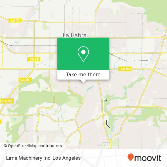 Lime Machinery Inc map