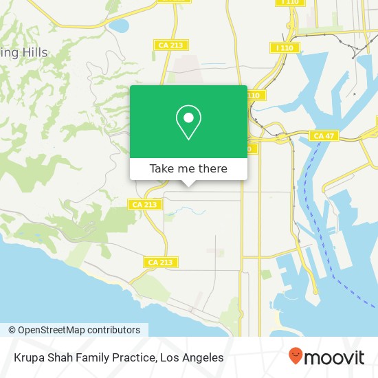 Krupa Shah Family Practice map