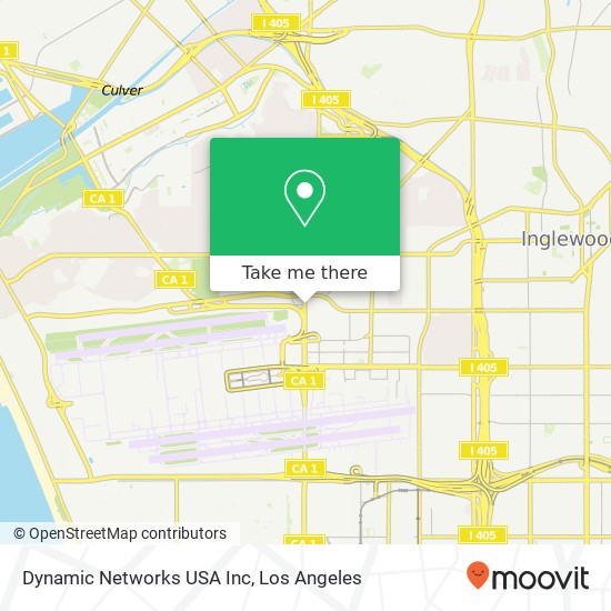 Mapa de Dynamic Networks USA Inc