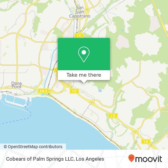 Cobears of Palm Springs LLC map