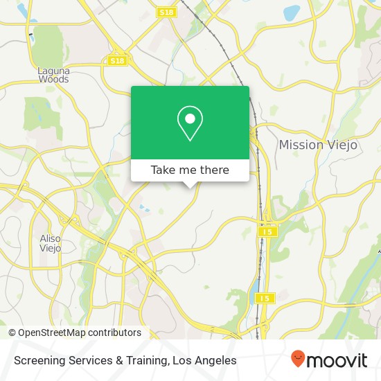 Screening Services & Training map