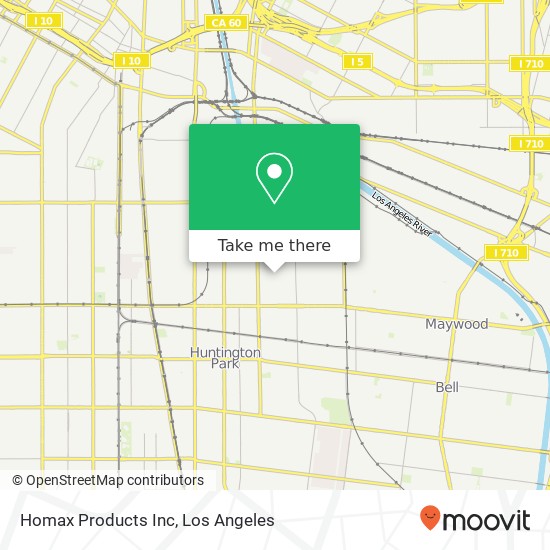 Mapa de Homax Products Inc