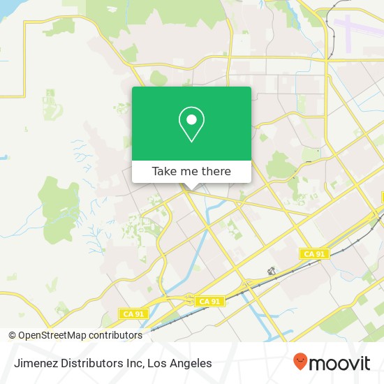 Jimenez Distributors Inc map