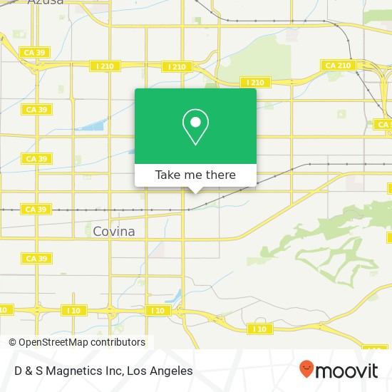 Mapa de D & S Magnetics Inc