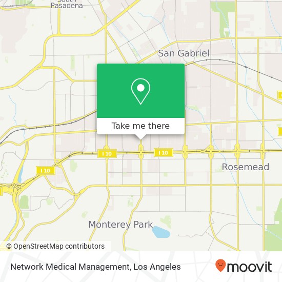 Network Medical Management map