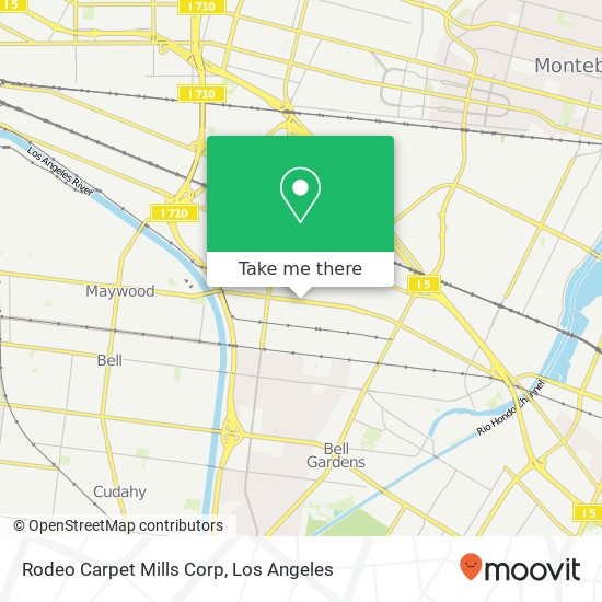Rodeo Carpet Mills Corp map