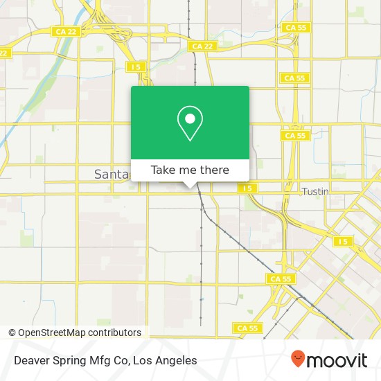 Deaver Spring Mfg Co map