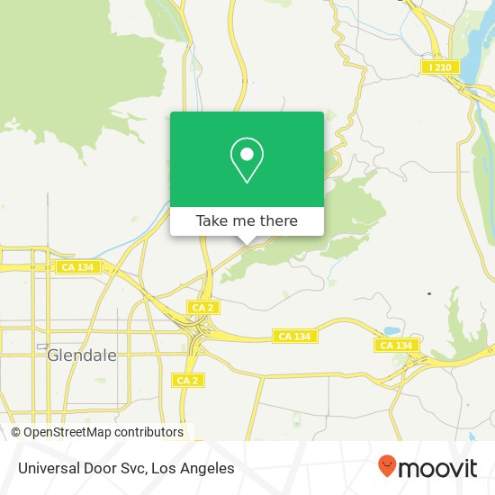 Mapa de Universal Door Svc