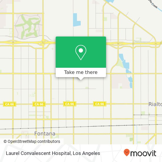 Laurel Convalescent Hospital map