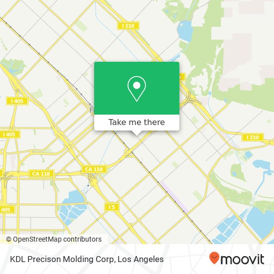 KDL Precison Molding Corp map