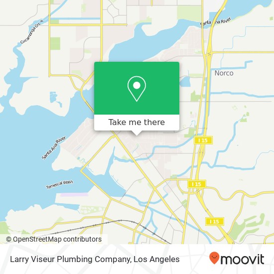 Mapa de Larry Viseur Plumbing Company