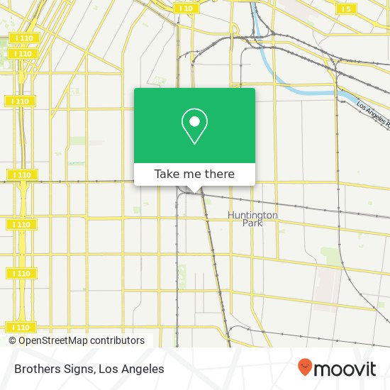 Brothers Signs map