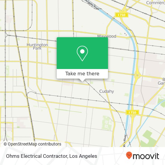 Ohms Electrical Contractor map