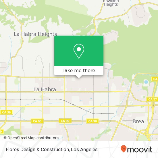 Flores Design & Construction map