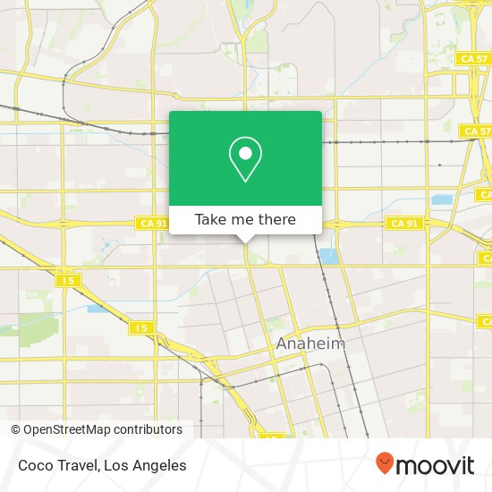 Coco Travel map