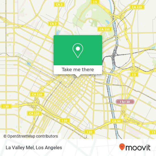 La Valley Mel map