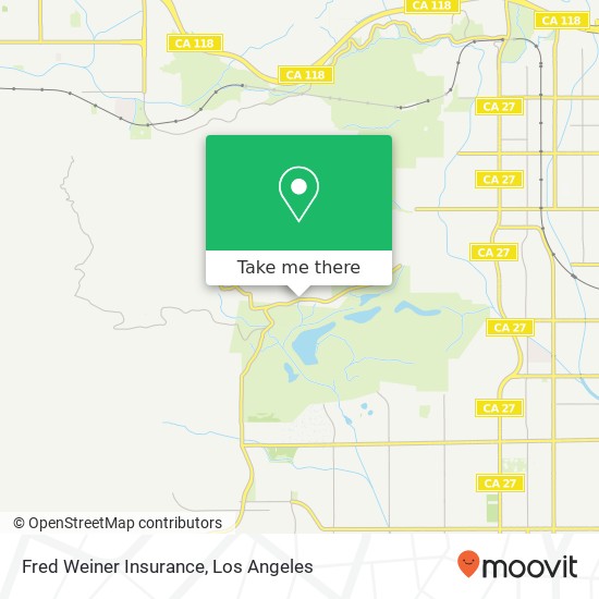 Mapa de Fred Weiner Insurance