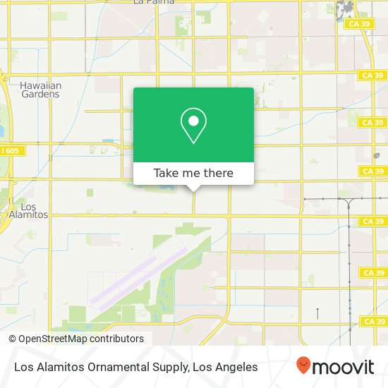 Los Alamitos Ornamental Supply map