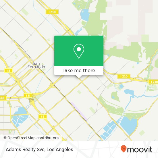 Adams Realty Svc map