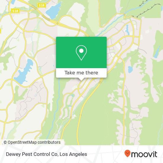 Dewey Pest Control Co map