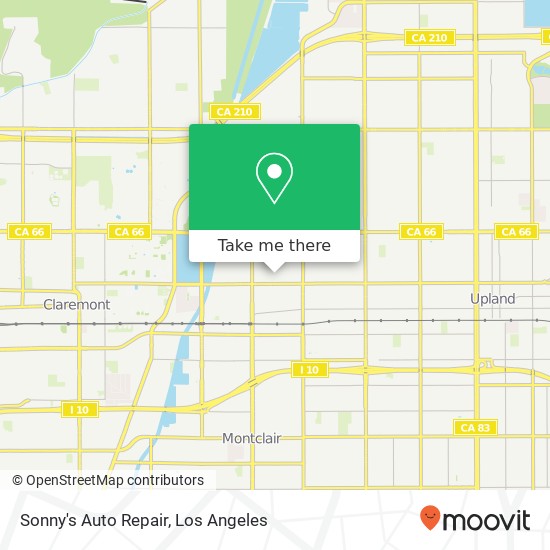 Sonny's Auto Repair map