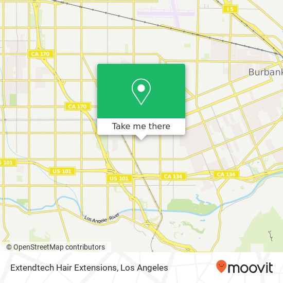 Extendtech Hair Extensions map