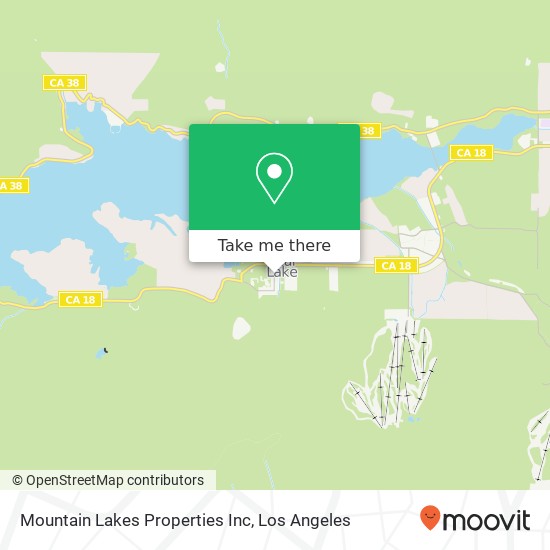 Mapa de Mountain Lakes Properties Inc