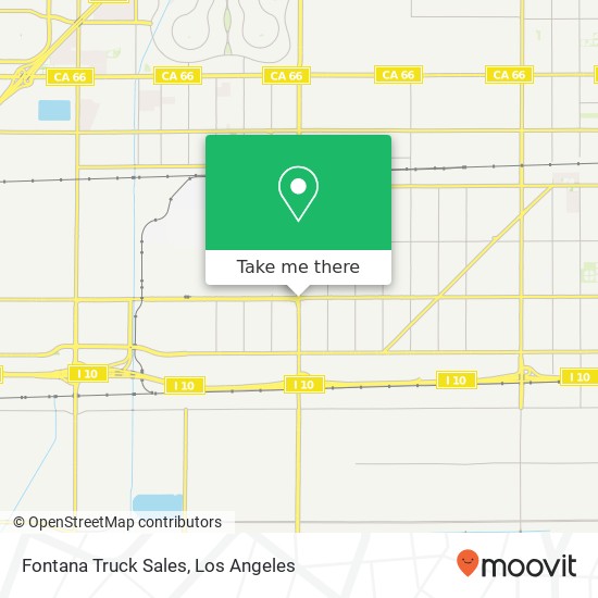 Fontana Truck Sales map