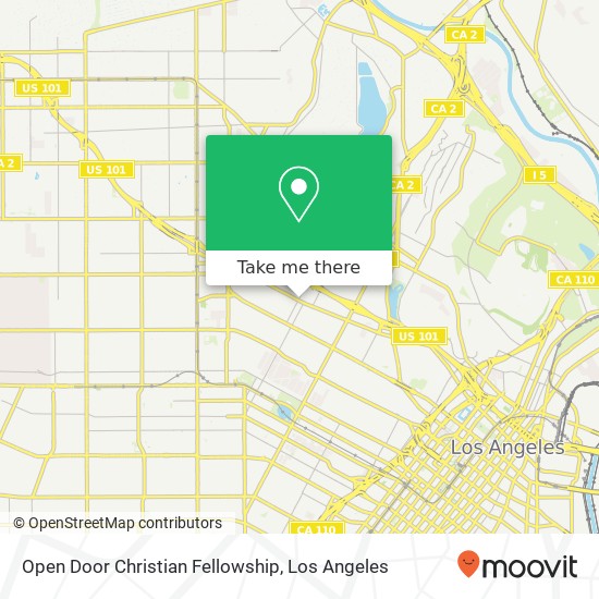 Mapa de Open Door Christian Fellowship