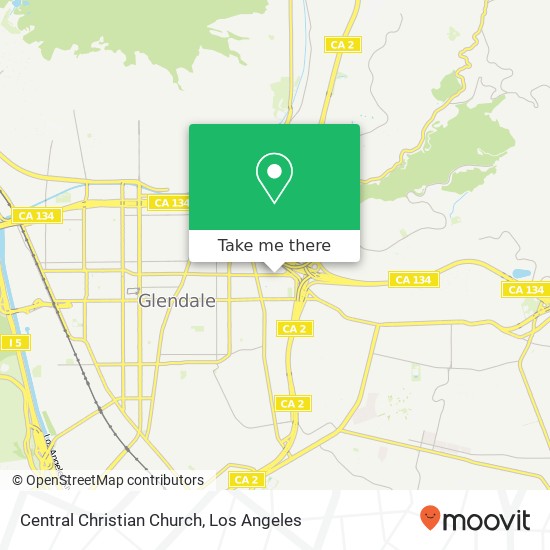 Central Christian Church map