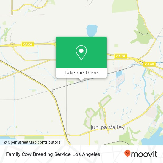 Family Cow Breeding Service map