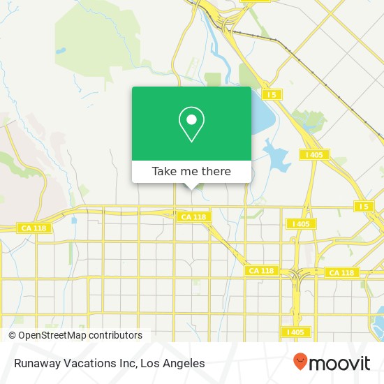 Runaway Vacations Inc map