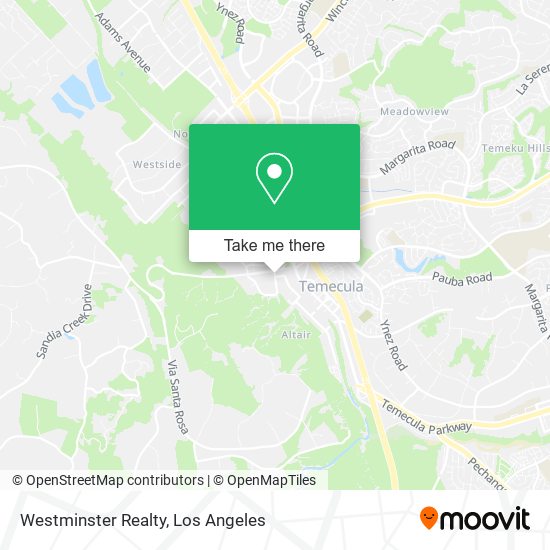 Westminster Realty map