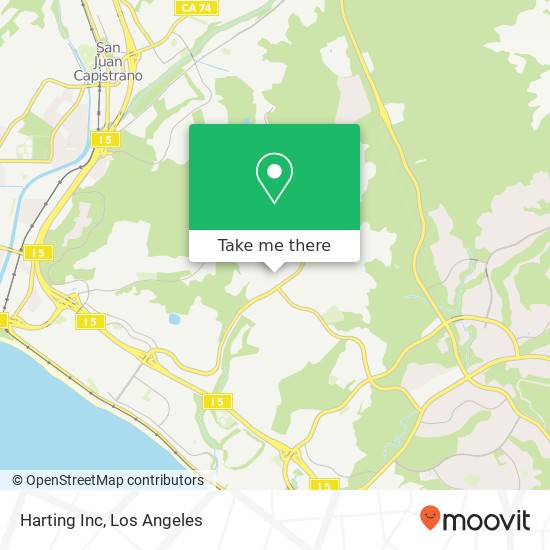 Harting Inc map