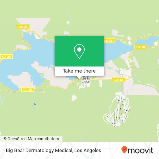 Big Bear Dermatology Medical map