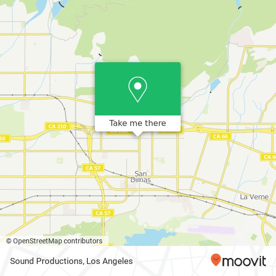 Sound Productions map