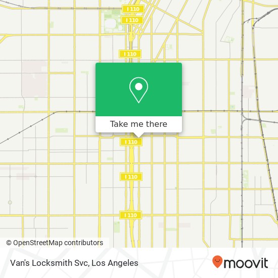 Van's Locksmith Svc map